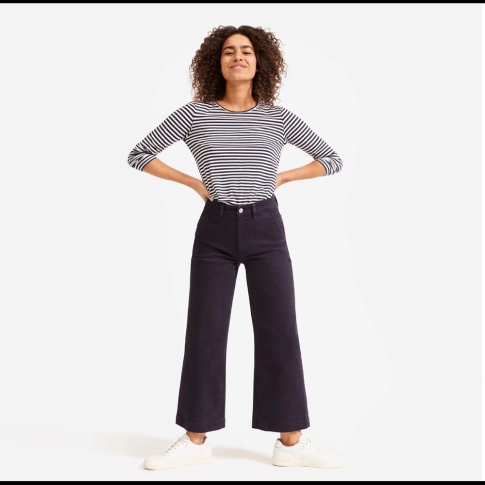 Everlane Wide Leg Crop Pant